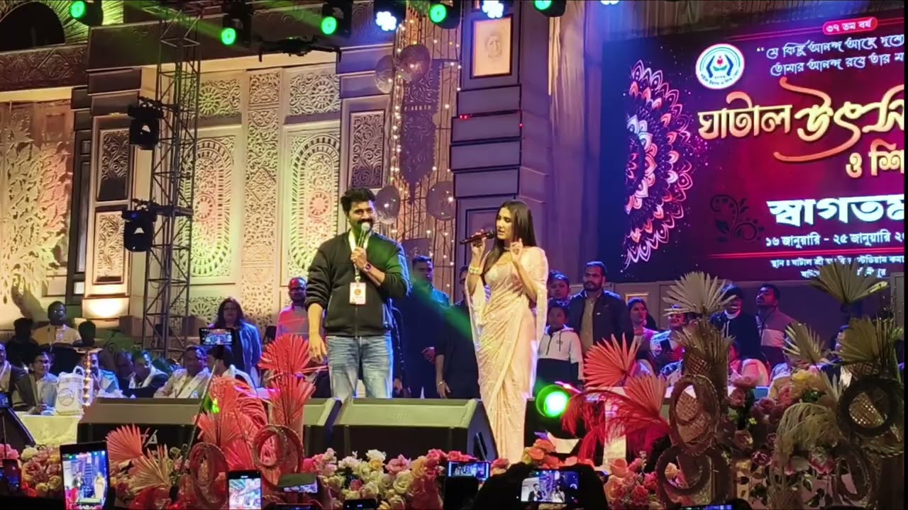 ঘাটালের এসে দেবদা কথা দিলেন সিনেমা হল হবে 😱🥱 আপনার কি মনে হয় হবে🤔#shisumela #video #ghatal #mela 