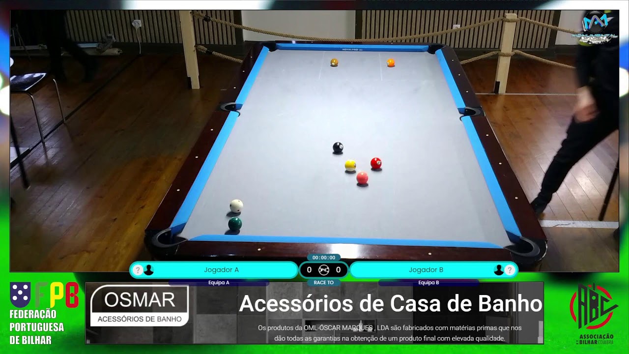 Pool Português - Taça de PortugalMonumental Academy B vs. UP Rebordosa B
