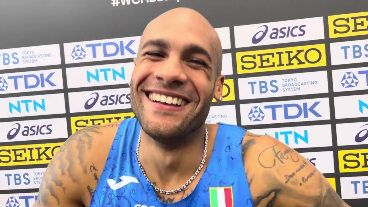 Marcell Jacobs Out of 100m World Final, Still Keeps Spirits High