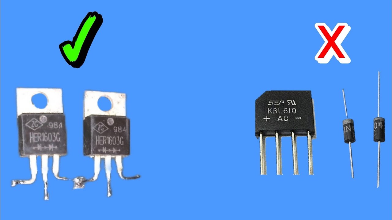 Membuat Power supply dengan dioda transistor (DIODA FAST) ampere besar