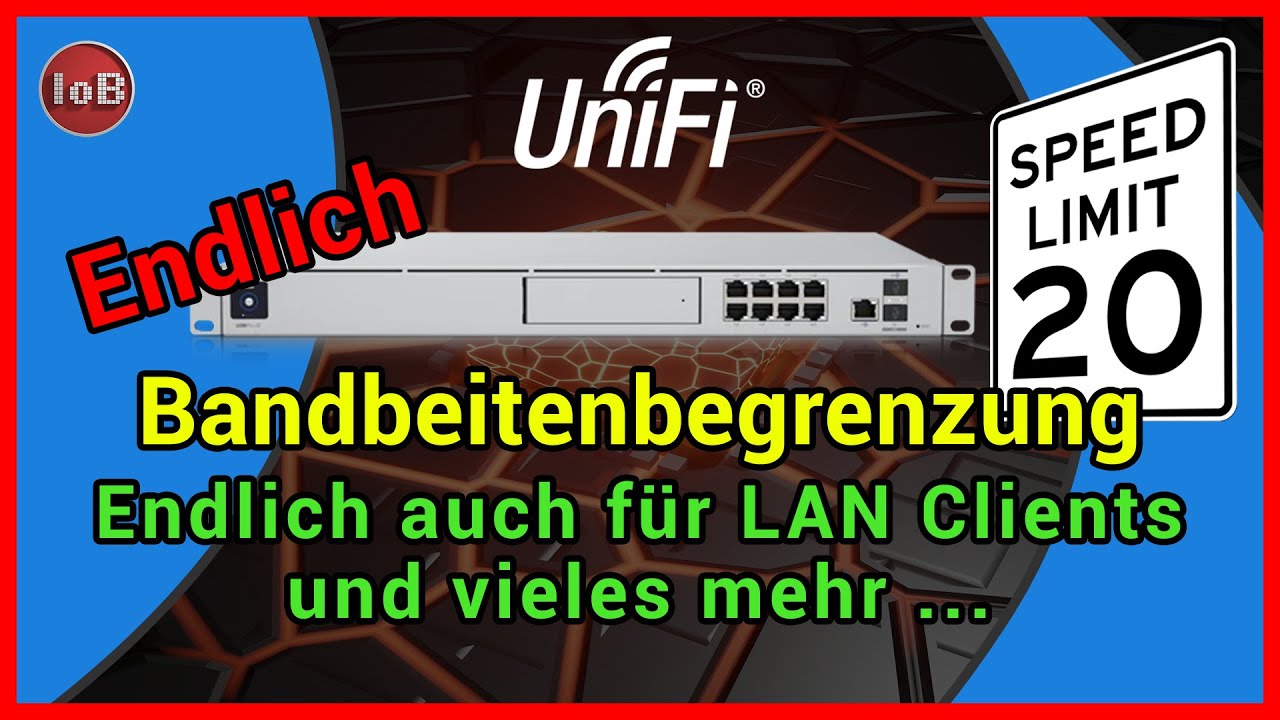 UniFi Bandbreitenbegrenzung - endlich auch für LAN