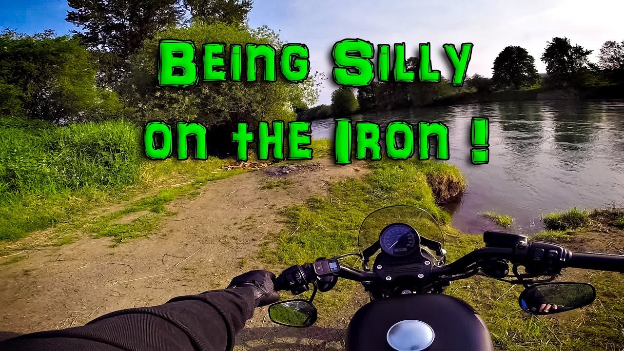 Being Silly on the Iron! - Iron 883  | MotoVlog 49
