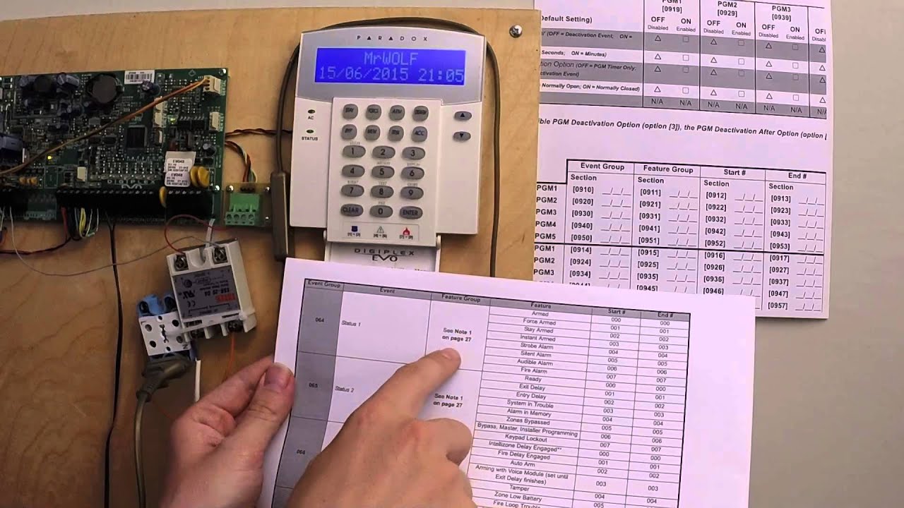 Автоматическое включение света от сигнализации через PGM