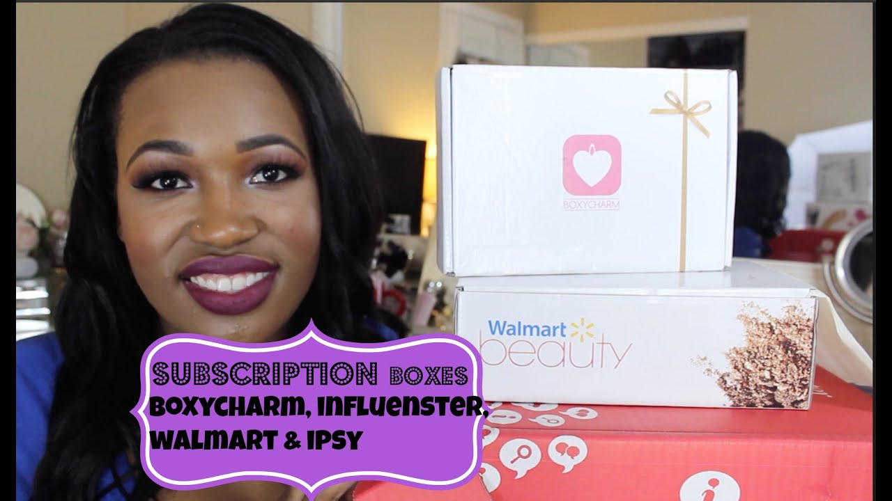 Subscription Boxes | Influenster, BoxyCharm, Walmart & Ipsy