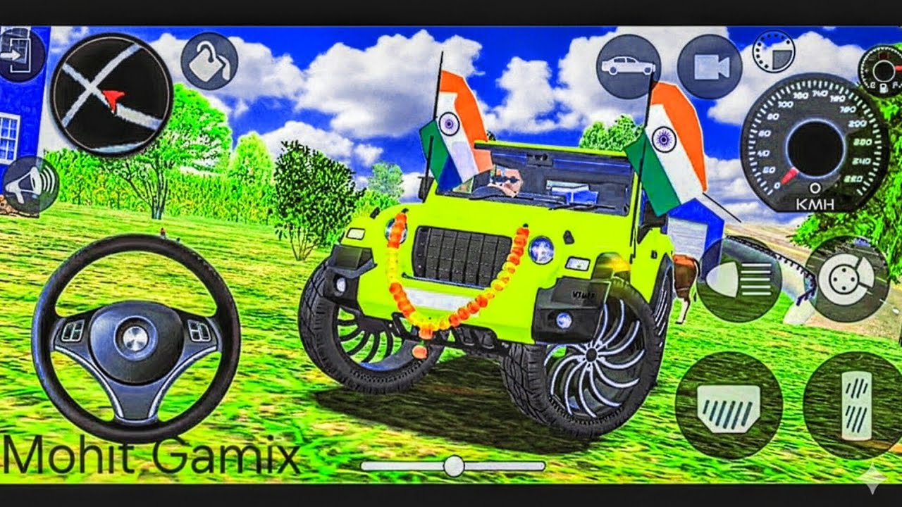 Modified Mahindra Thar😈Games:Indian Yellow Thar (Gadi Wala Games) Car Game Android Game - #2025​
