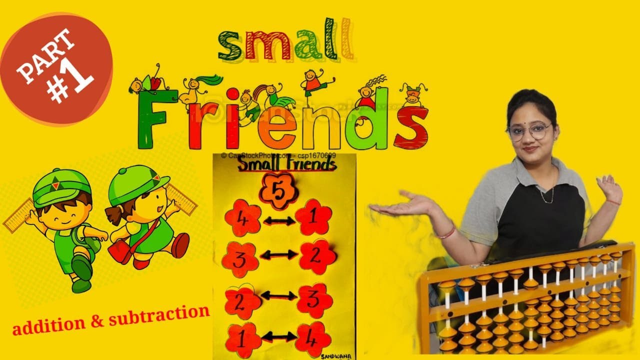 Small Friend Formula in Hindi | Addition and Subtraction by Small Friend Formula | Abacus