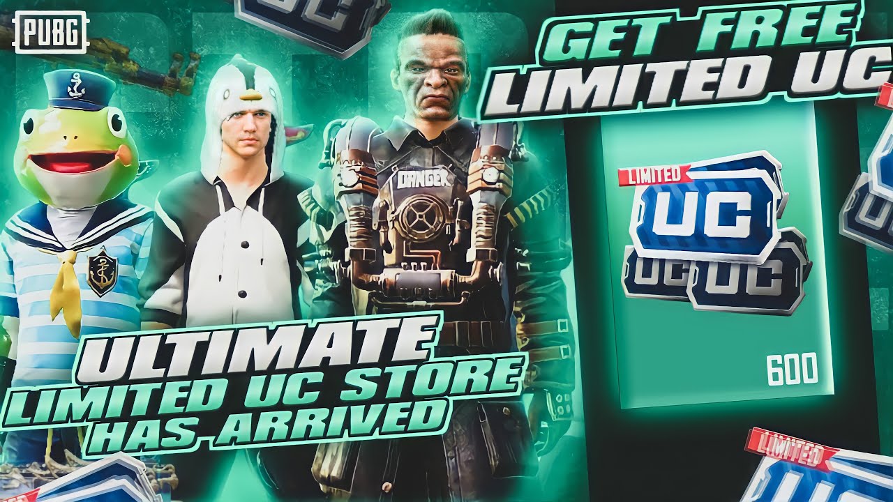 Get Free UC In PUBGM |Limited Uc Store |Get Free Permanent Legendary Outfits |Free Gun Skins |PUBGM