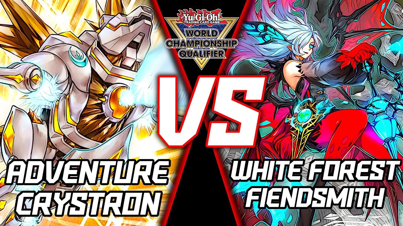 Yugioh WCQ Regional | Round 2 | Adventure Crystron vs White Forest Fiendsmith | ANOTHER SYNCHRO DECK
