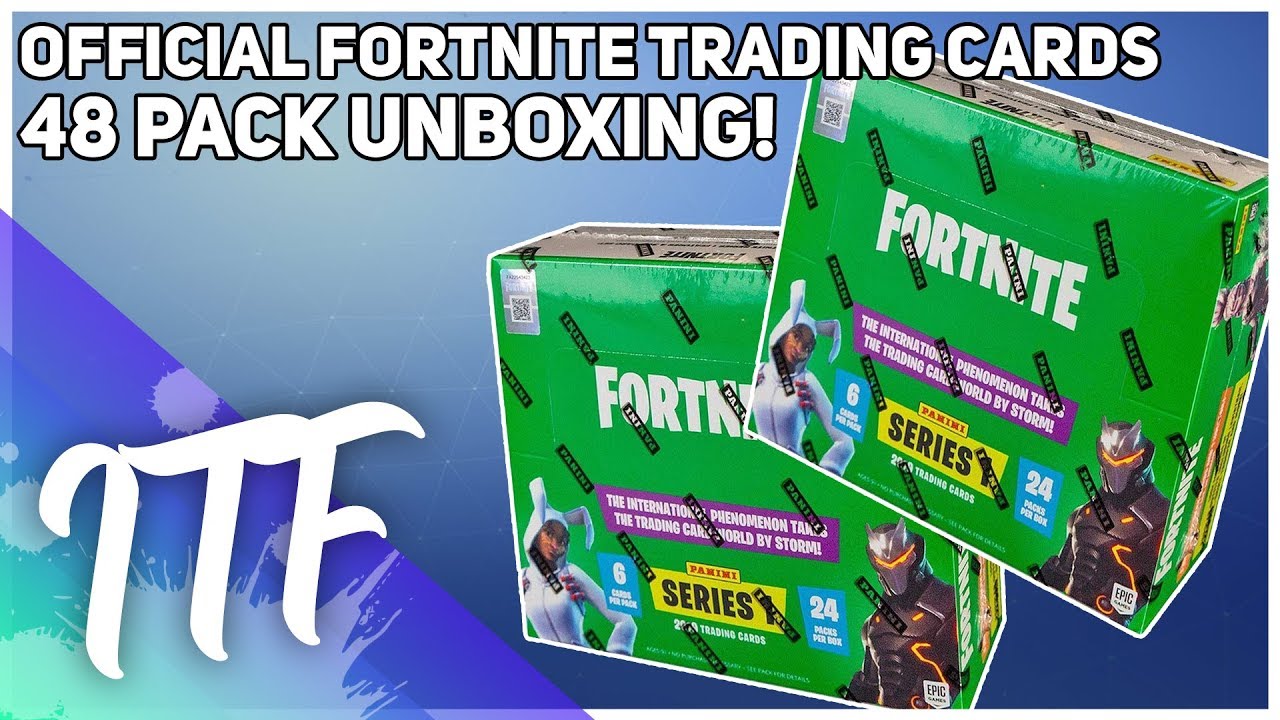 Unboxing 48 Packs of Fortnite Trading Cards #4 (Fortnite Battle Royale)