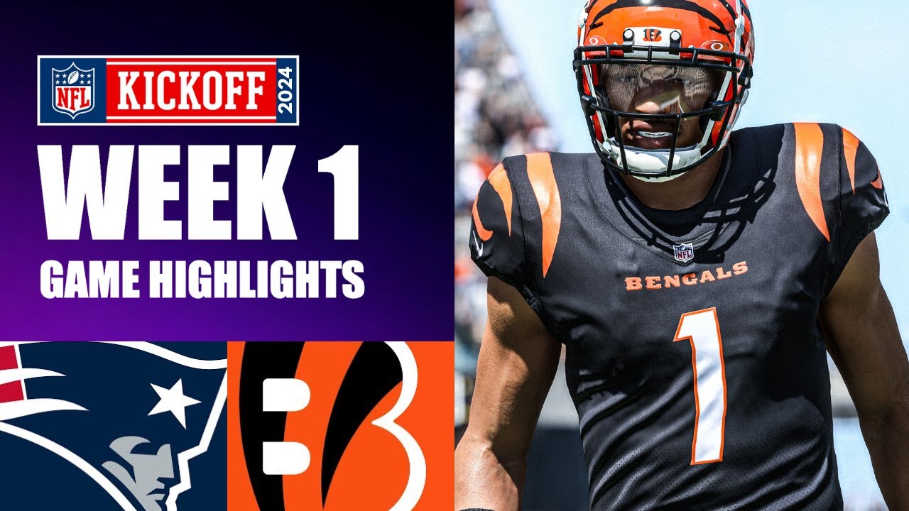 Patriots vs. Bengals Week 1 - Madden 24 Simulation Highlights (Updated Rosters)