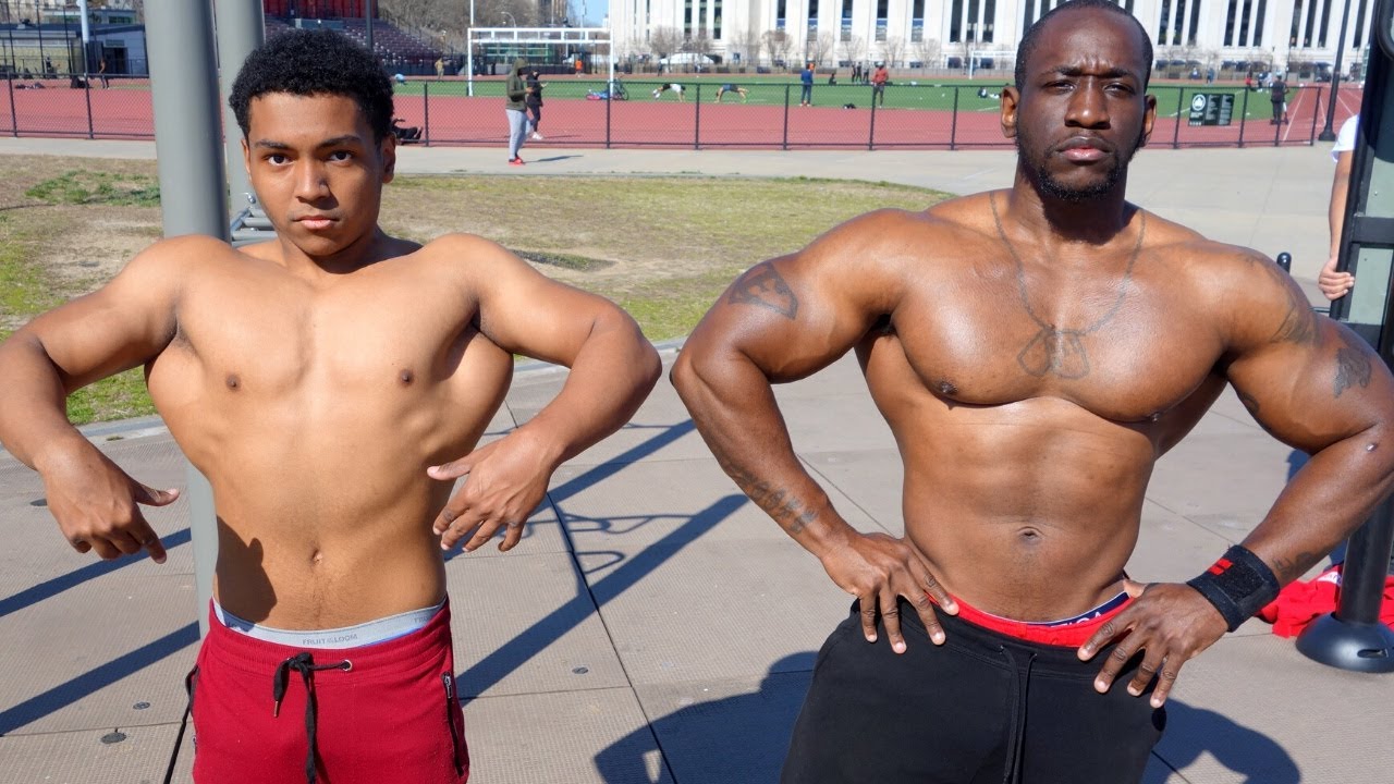 Pull ups and Push ups Workout Challenge - Dark Knight and Shaq | Thats Good Money