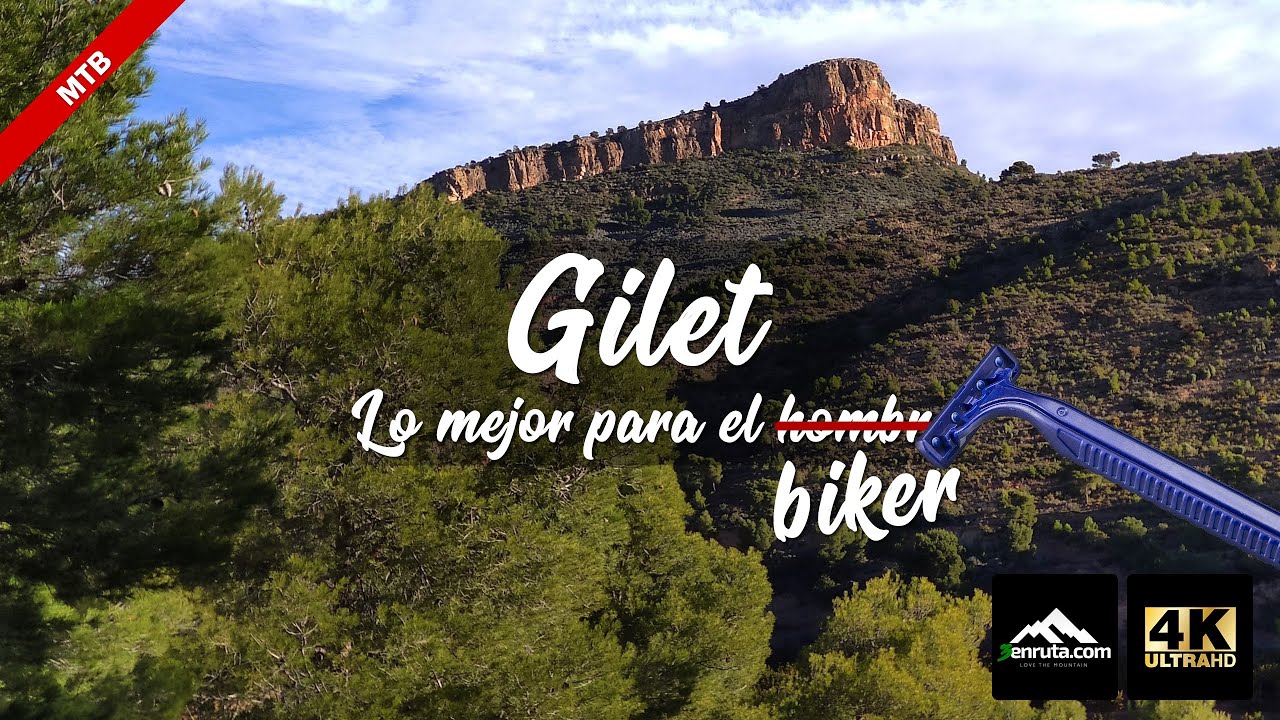 Ruta MTB por Gilet que combina pista y un par de sendas