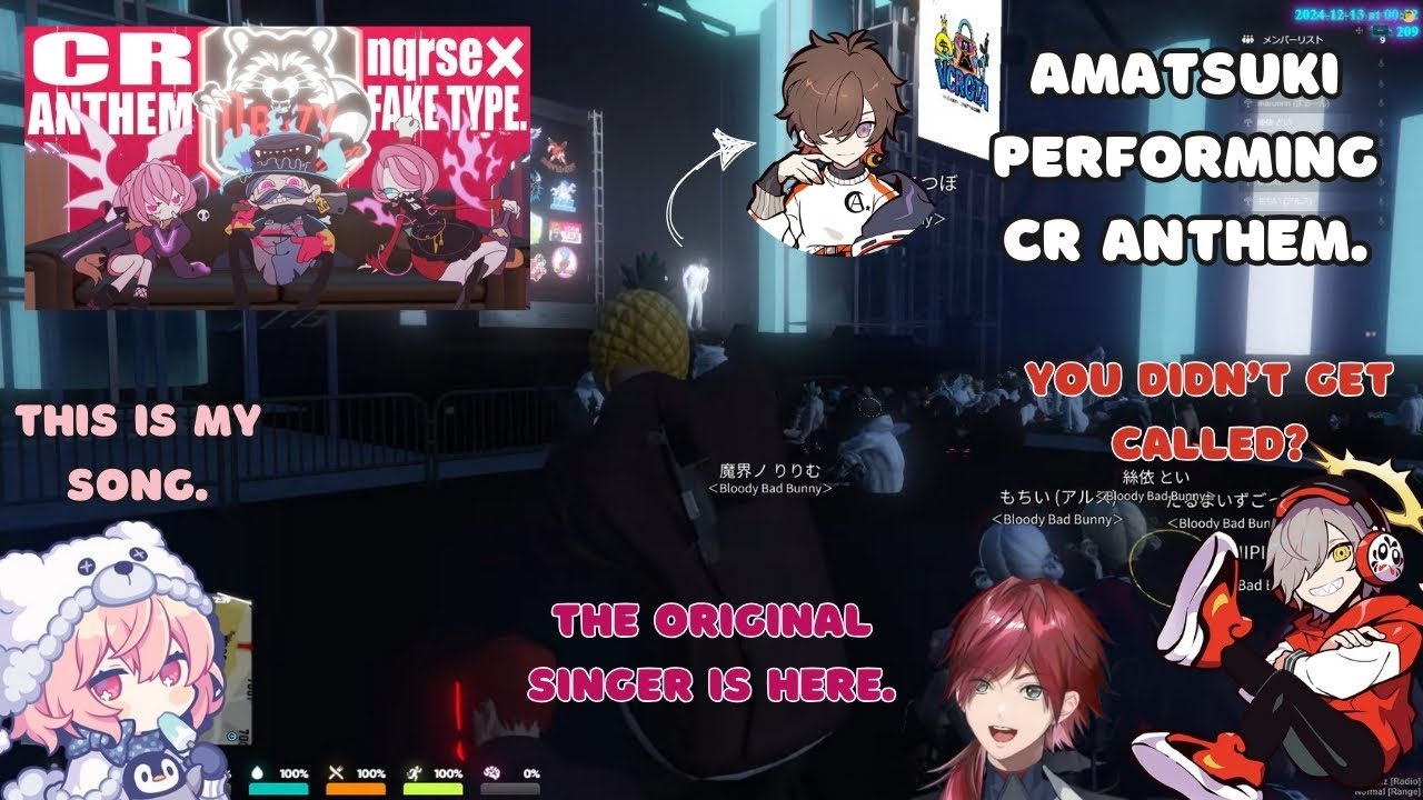 【ENG SUB】VCR GTA3 BBB Reactions to Amatsuki's CR Anthem【 ローレン・イロアス /にじさんじ 】