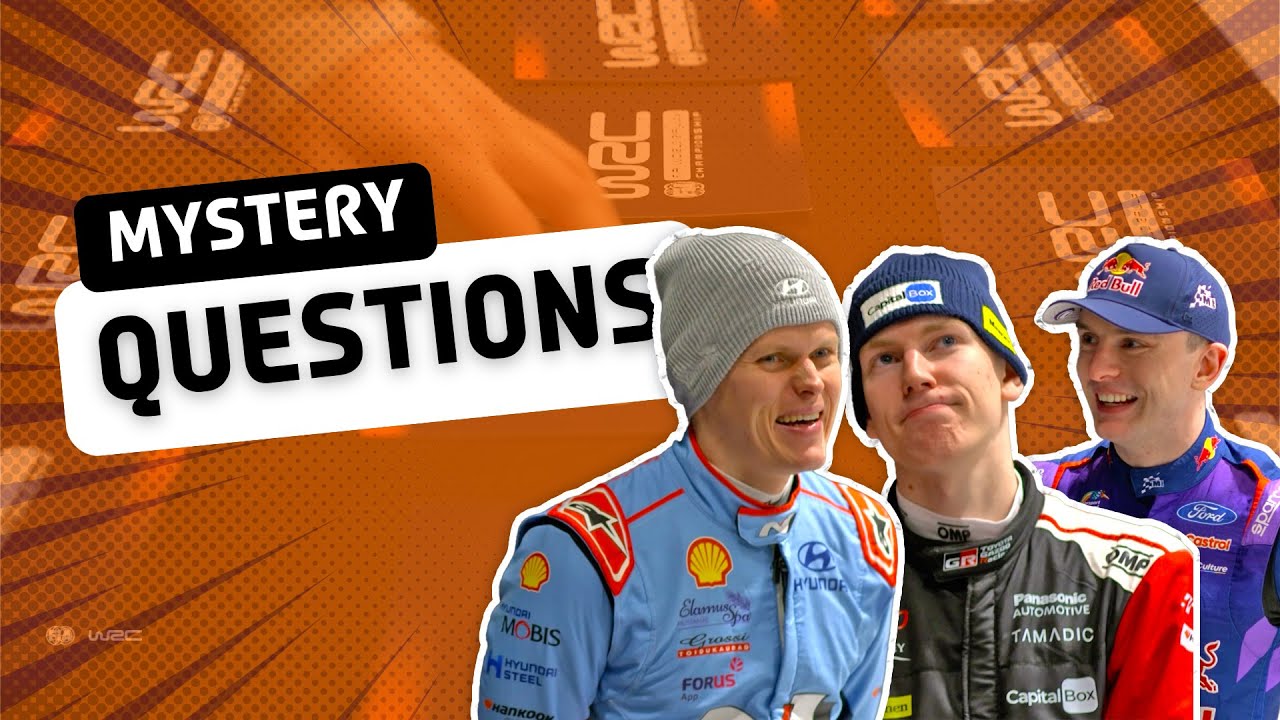 Mystery Questions with Tänak, McErlean & Pajari!