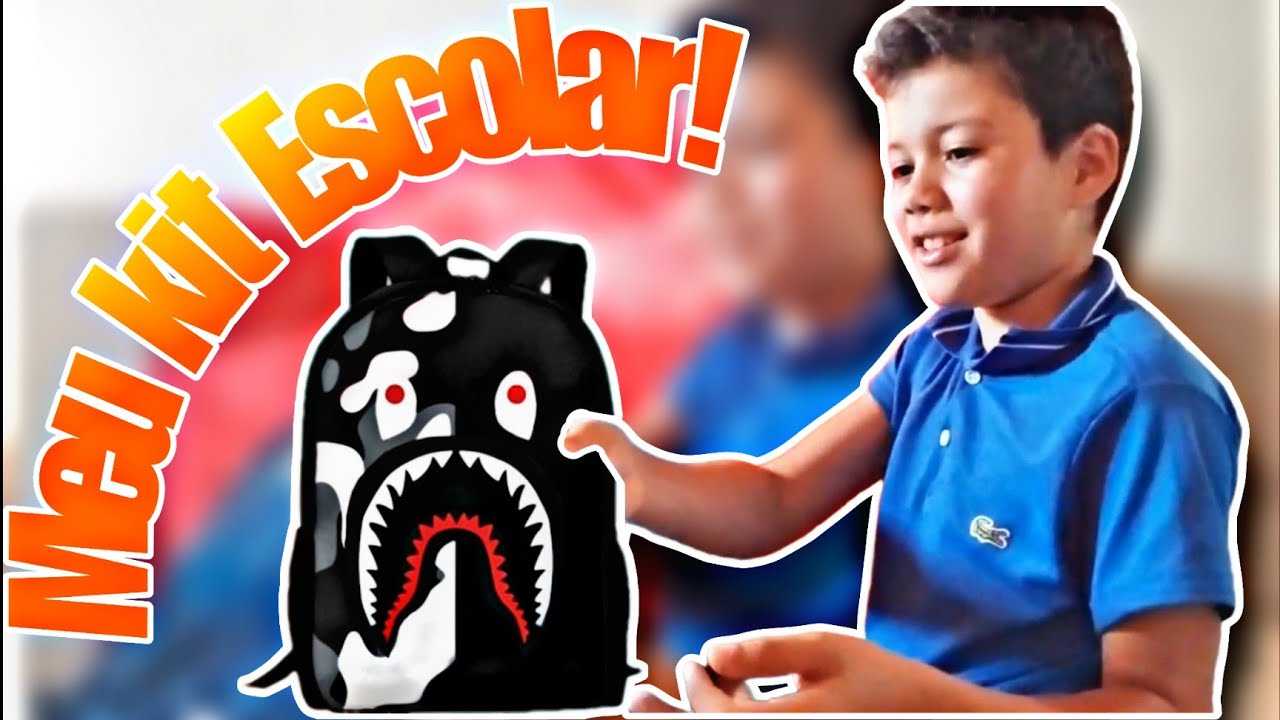 Apresentando meu Kit Escolar! Minha mochila, estojo, caderno e minhas canetas | Volta as Aulas
