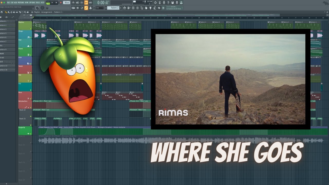 Bad Bunny - WHERE SHE GOES (Instrumental + FLP)