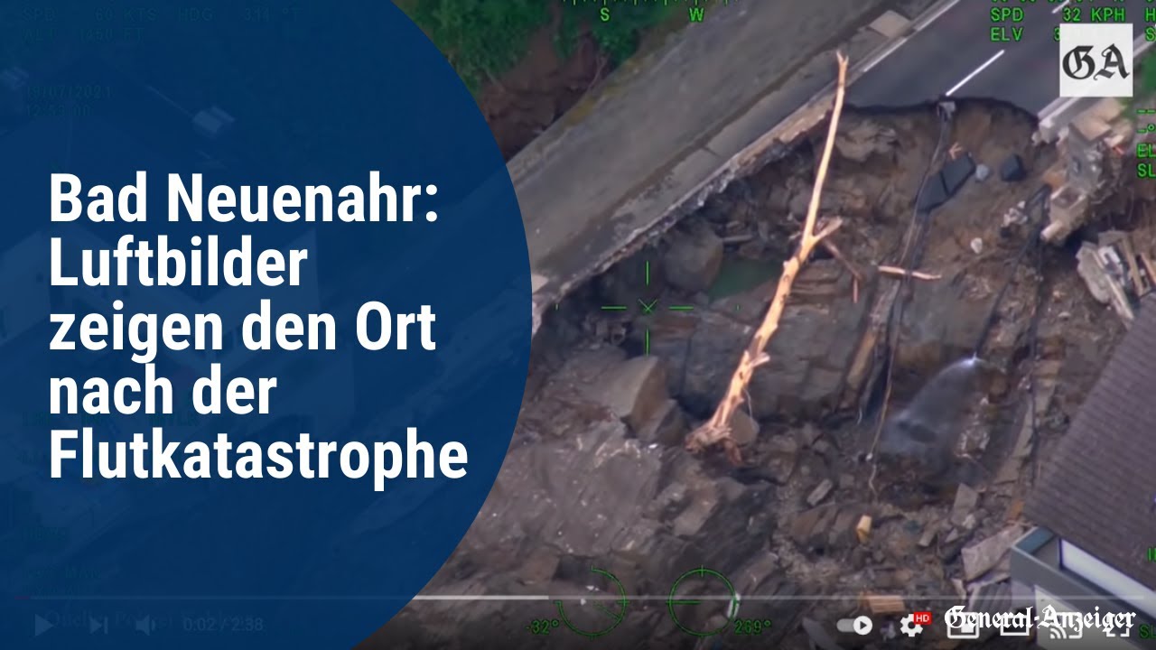 Bad Neuenahr: Luftbilder zeigen den Ort nach der Flutkatastrophe | General-Anzeiger Bonn