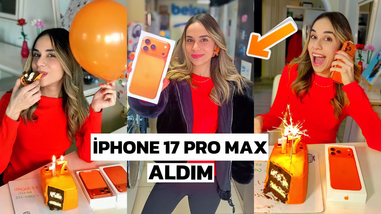 SATTIĞIM TELEFONUMUN YERİNE IPHONE 17 PRO MAX ALDIM !! (IPHONE PASTA)