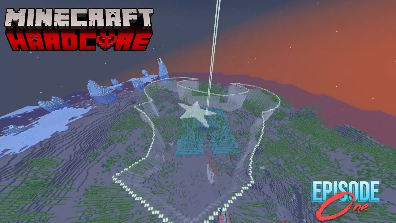 Hardcore Minecraft Episode 1: Monument Walls!!