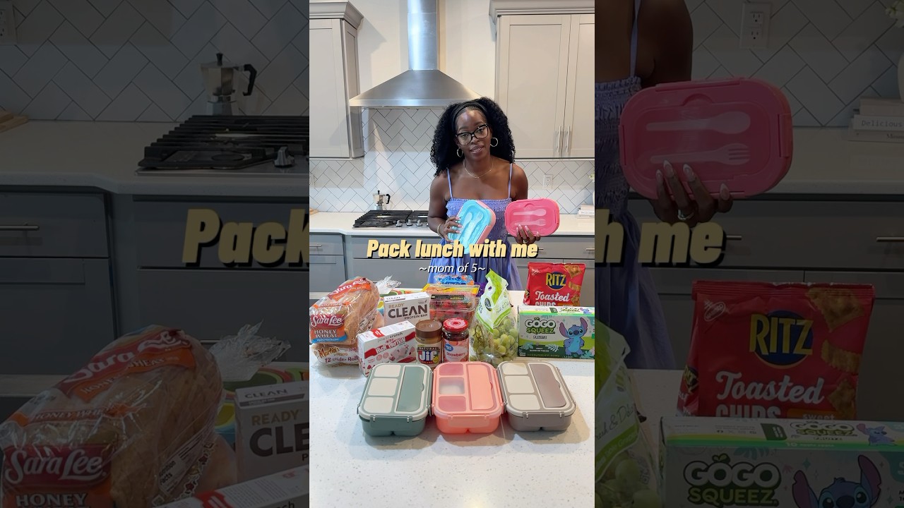 Pack Lunch with me: mom of 5💕