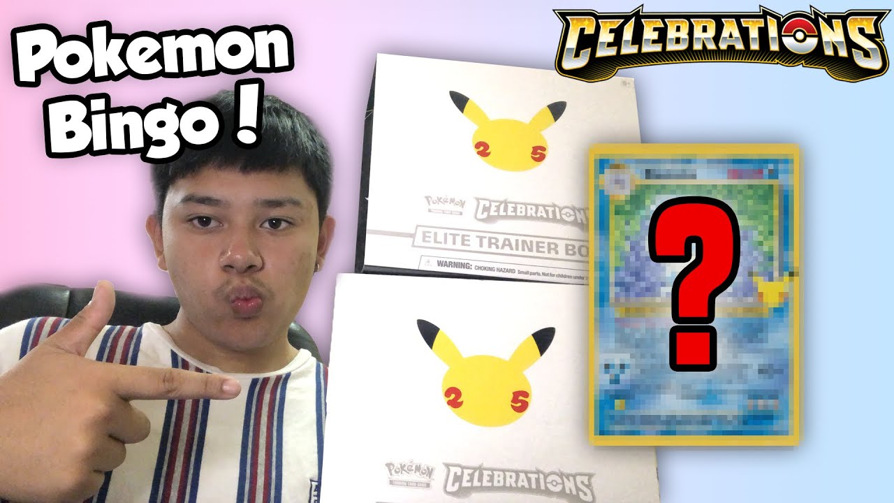 Pokemon Celebrations 25 Anniversary Bingo!!! (amazing pulls)