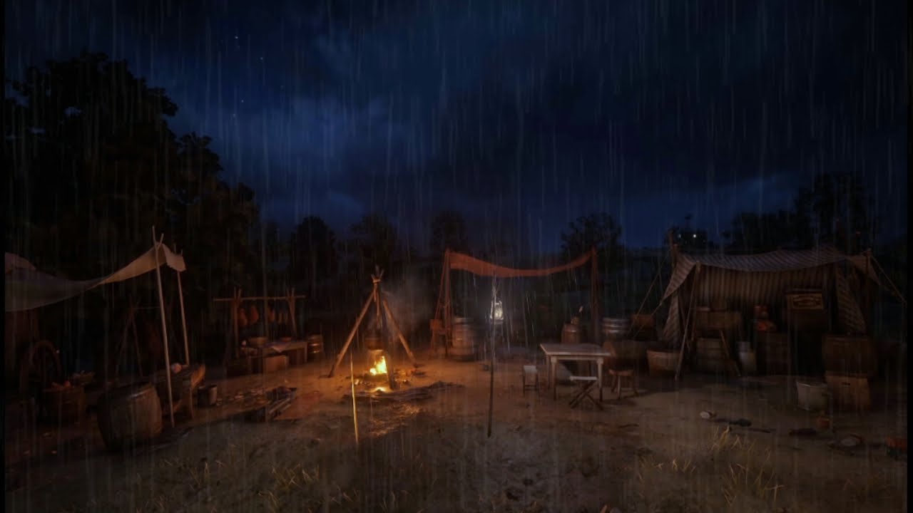 Rain and Thunder Sounds for Deep Sleeping | Relaxing Rainstorm & Heavy Thunder White Noise