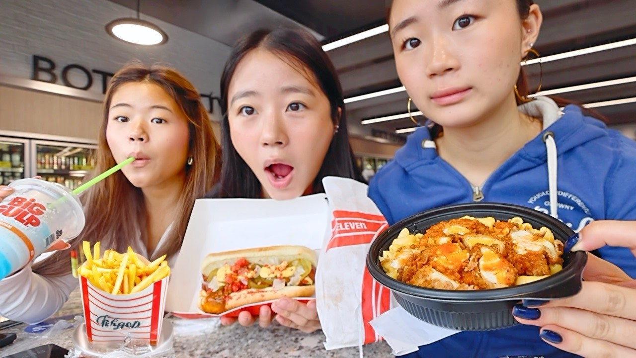Eating ONLY 7/11 Convenience Foods for 24 Hours!!