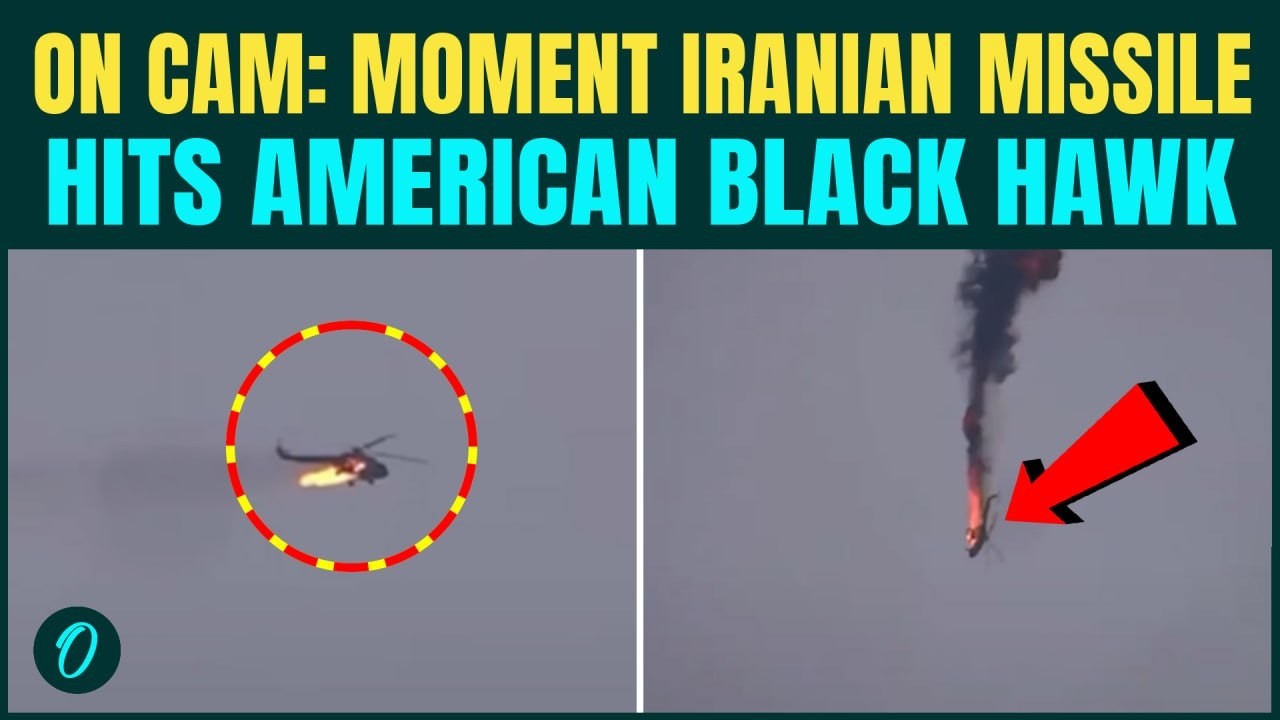 SHOCKING MOMENT: Iranian Missile HITS U.S. Black Hawk During Deadly Pilot Rescue Mission
