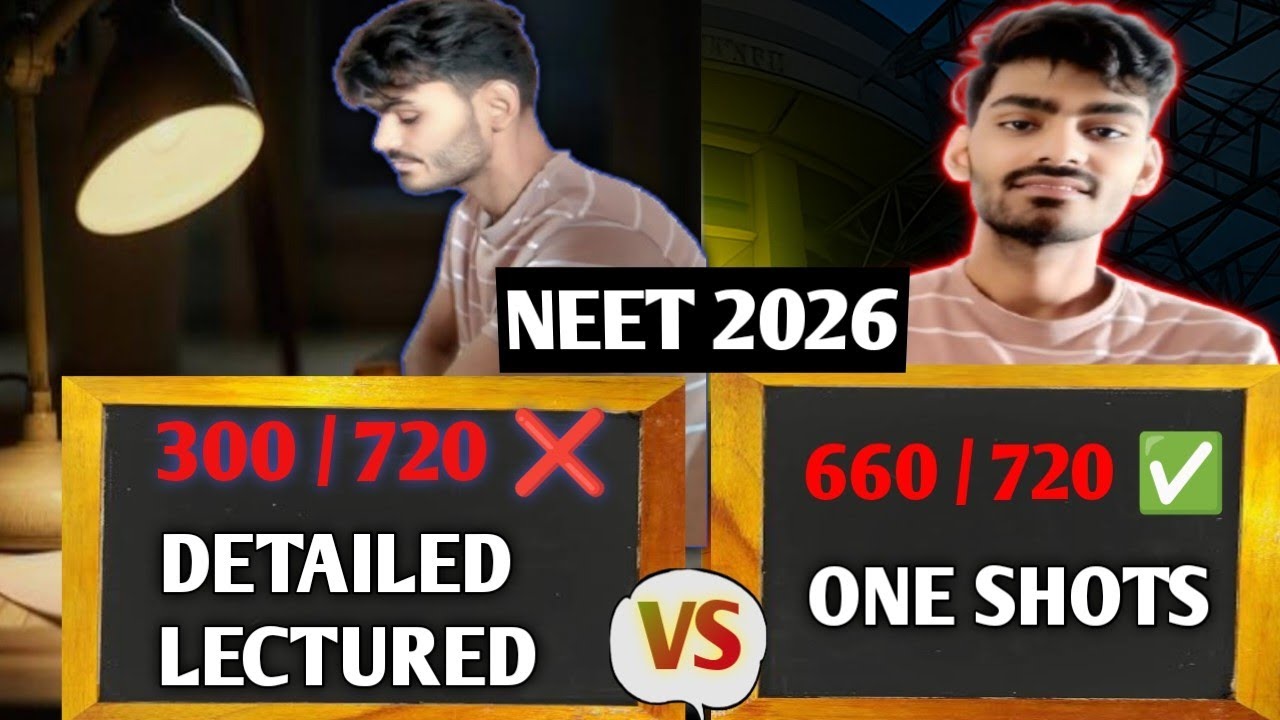 👉 “Detailed Lectures vs One Shots | 😱The Harsh Truth for NEET 2026 Students #aiims#boards#neet2026