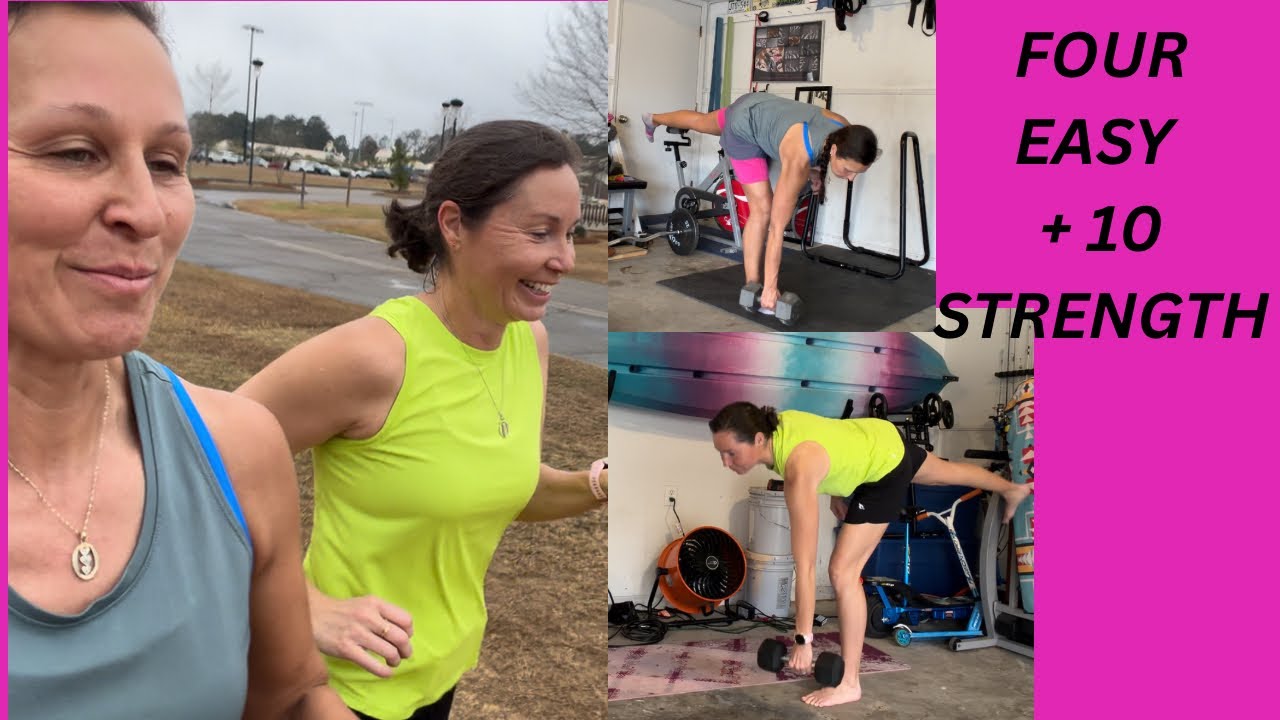 4 Mile Recovery Run and Easy 10 Minute Strength Routine