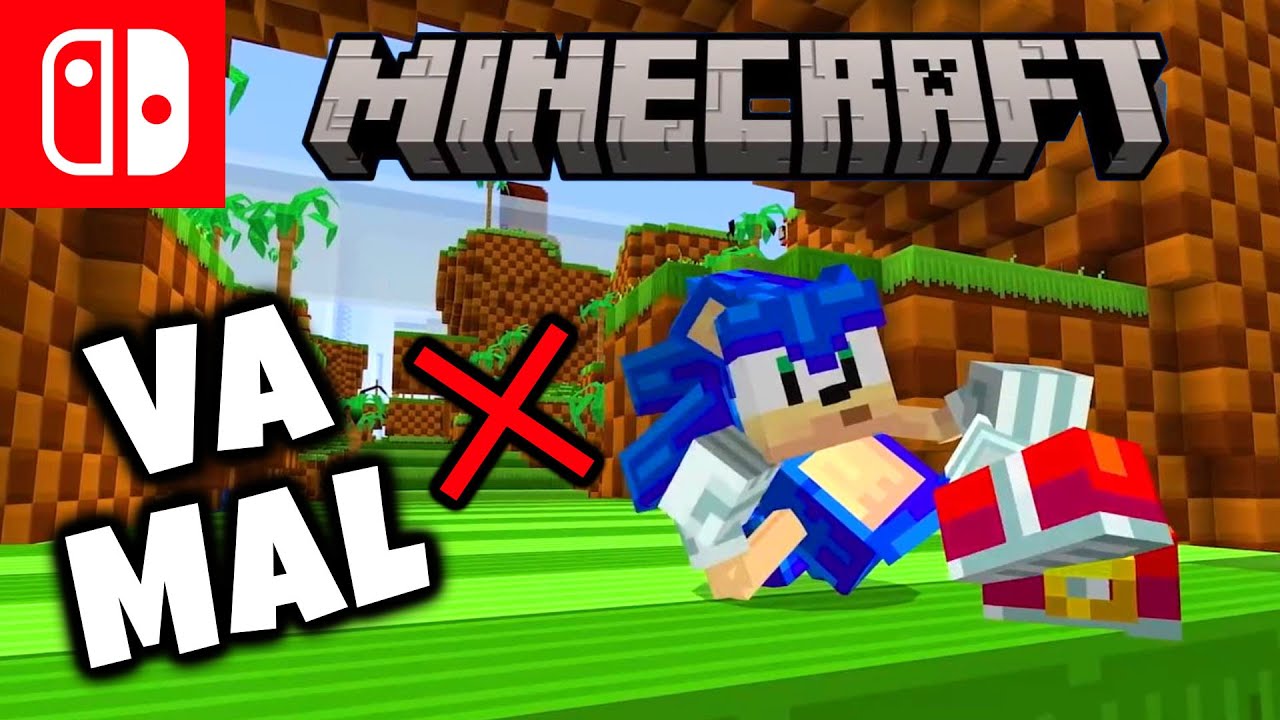 ❌ Así de FATAL FUNCIONA el DLC de SONIC en MINECRAFT para NINTENDO SWITCH (pero me gusta)