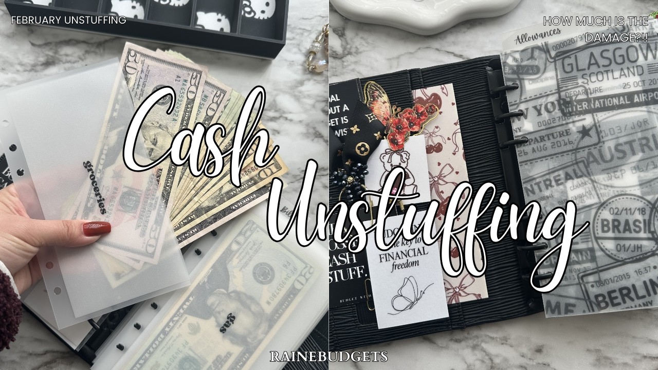 February Cash Unstuffing | The Damage So Far 😅 #cashstuffing