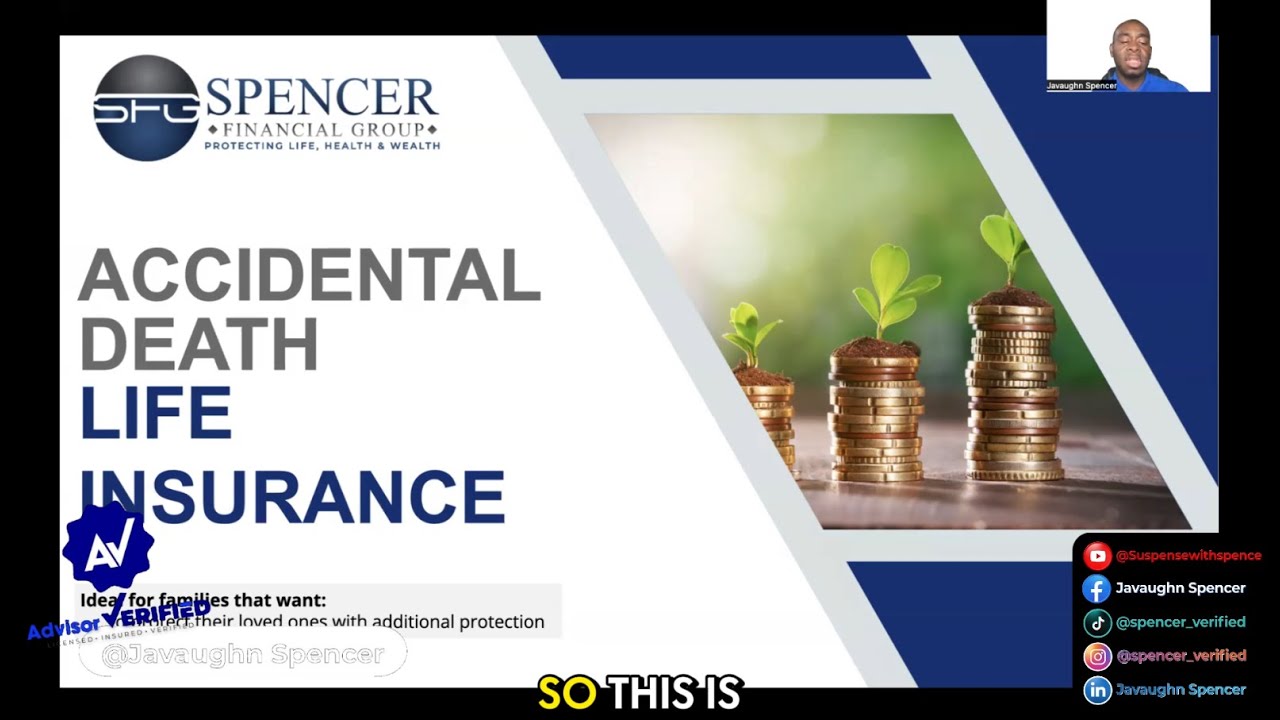 Accidental Death Life Insurance Explained by Javaughn Spencer