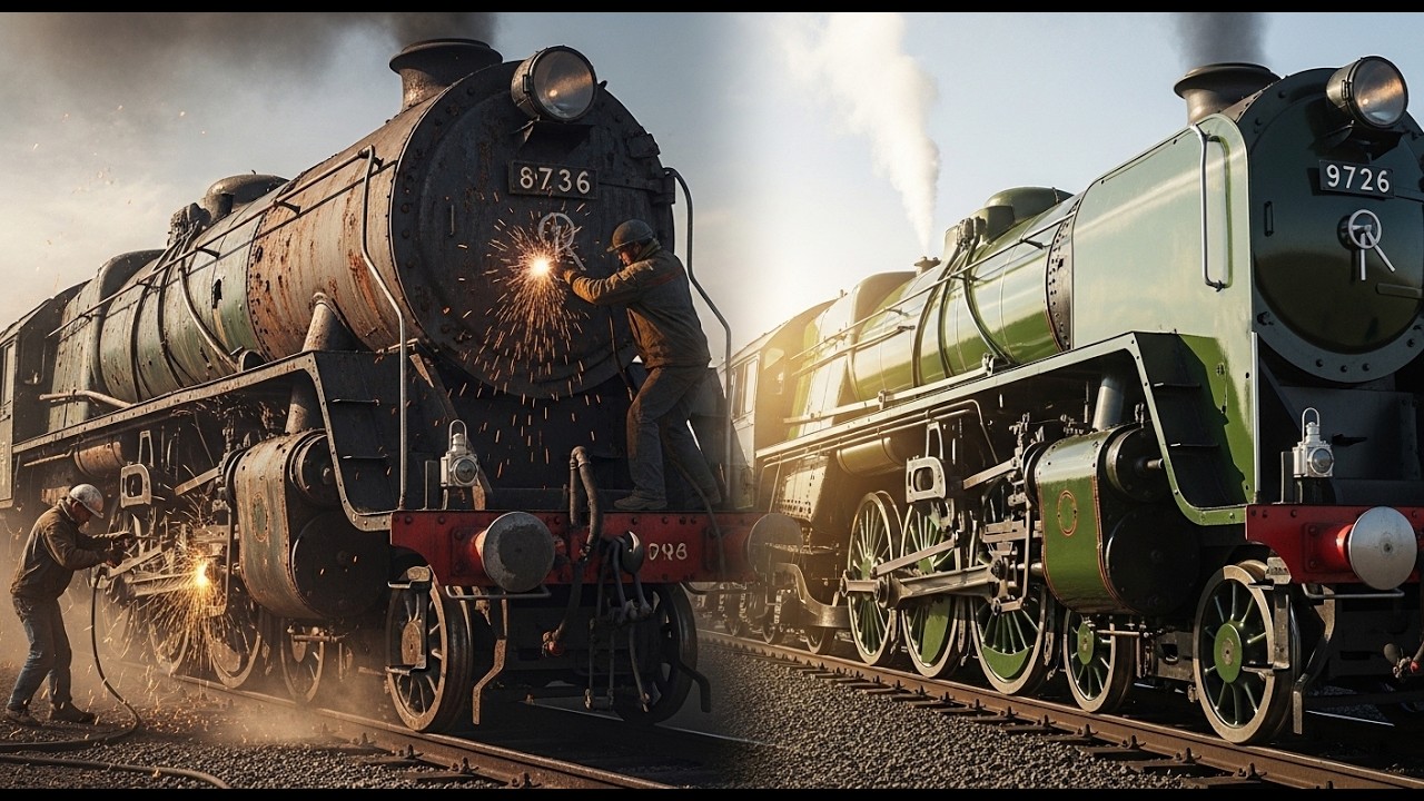 From Rust to Glory | Old Train Complete Restoration Process