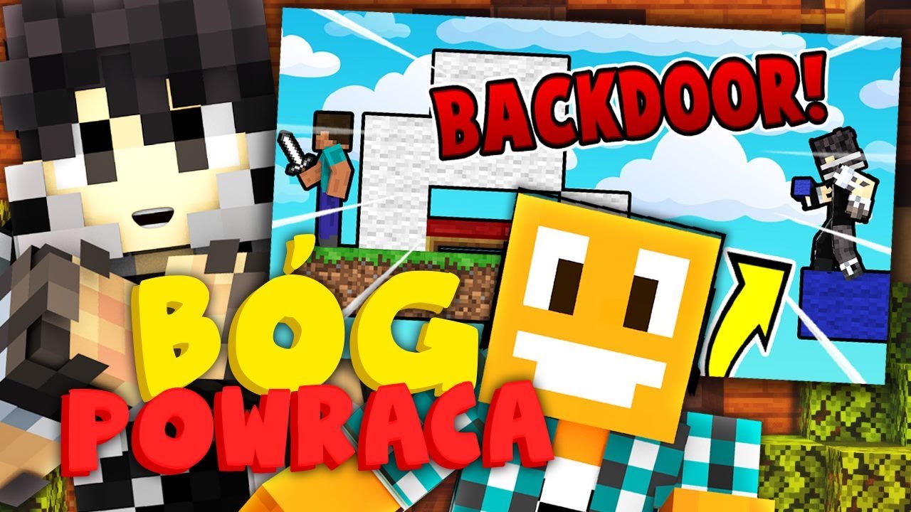 HUNTER - B&Oacute;G BACKDOOR&Oacute;W POWRACA! - BED WARS #4 /w  @MinecraftLJay