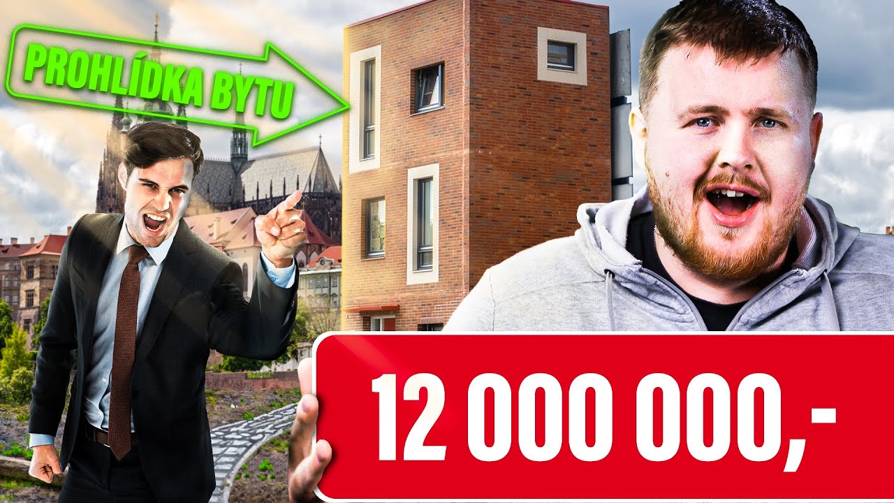 ŽIVÁ prohlídka bytu za 12 milionů s MAKLÉŘEM 😱