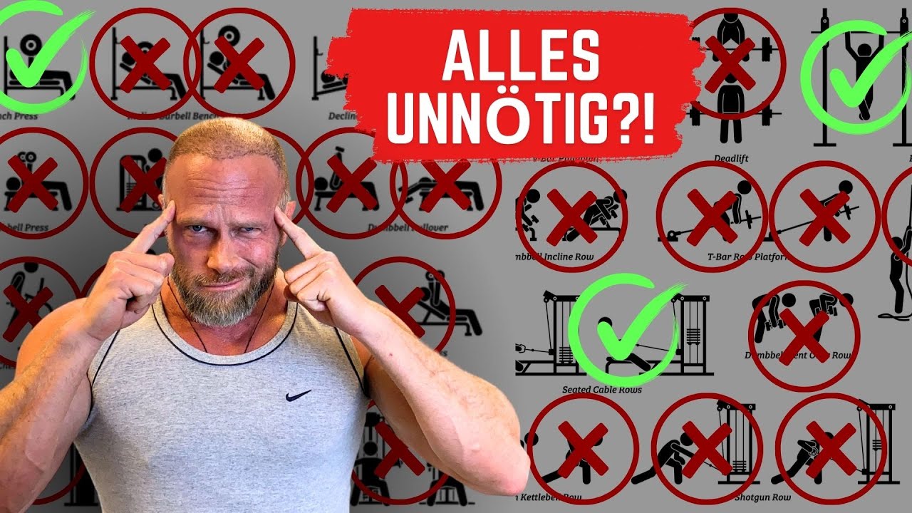 IHR BRAUCHT NUR DAS! 90% aller Übungen streichen?