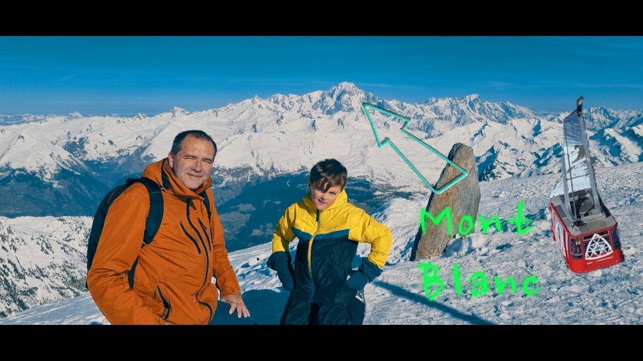 Peisey - Les Arcs - Vers l'aiguille rouge et on rétrograde Loulou en flocon 😞