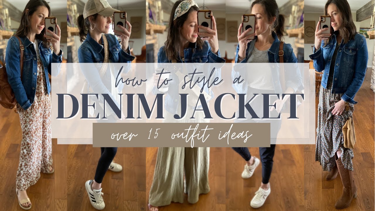 How To Style A Denim Jacket | 15 Outfit Ideas | Country Styling