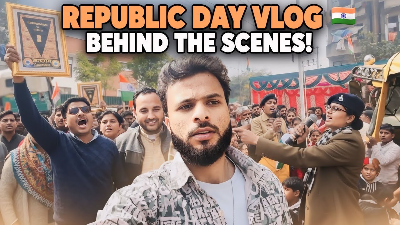 Republic Day Vlog: Behind The Scenes 🇮🇳 | Real Ground Reality!