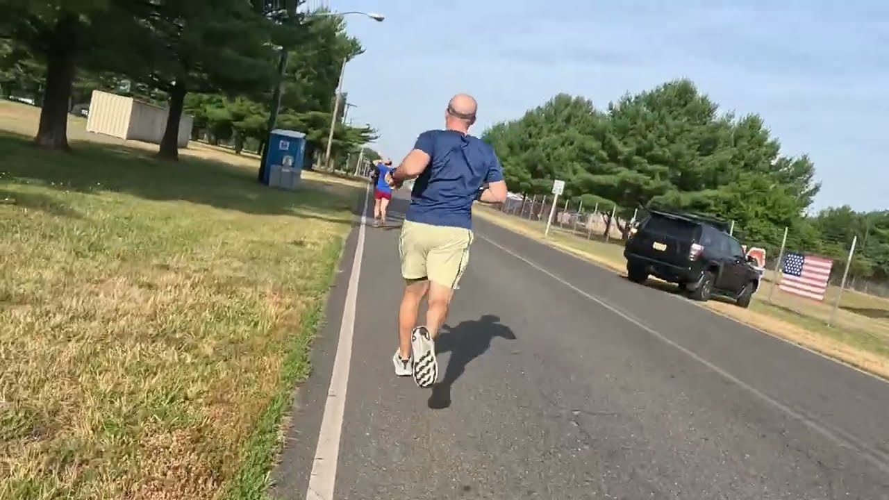 7K Virtual Run on Fort Dix New Jersey.