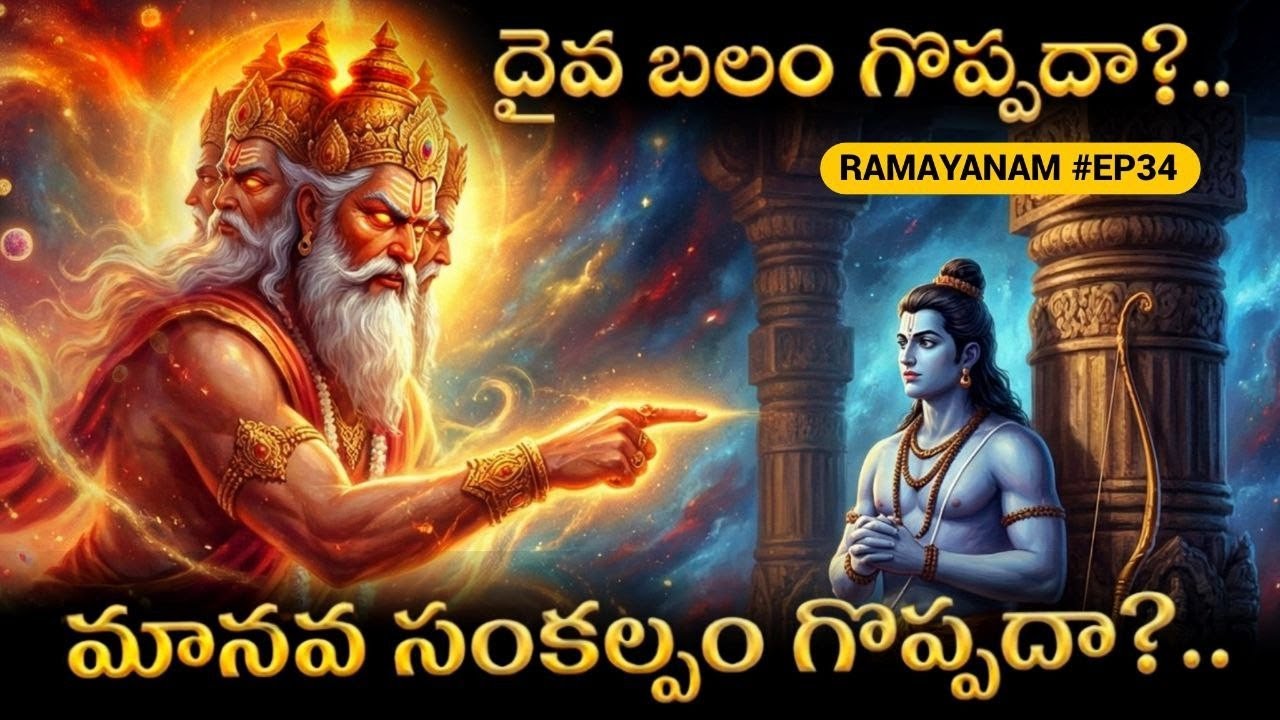 Ramayanam Ep#34 | An Unforgettable Conversation Between Rama and Lakshmana | Voice Of Telugu 2.O