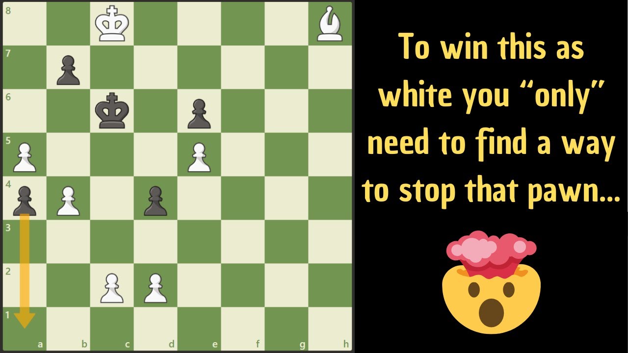 Black has a really annoying pawn!