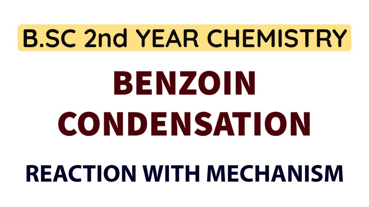Benzoin Condensation | Reaction With Mechanism | B.SC 2nd Year Chemistry | Aldehydes and Ketones