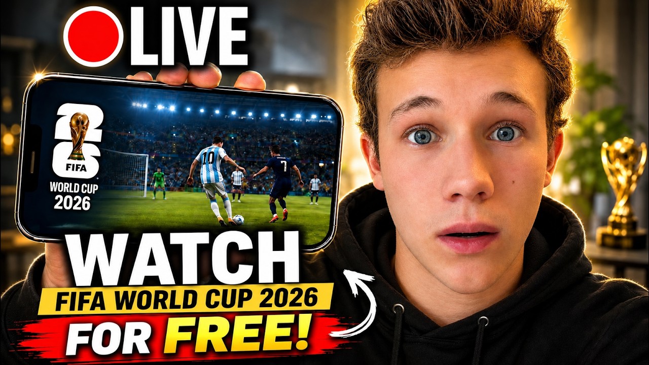 Where To Watch The FIFA World Cup 2026 FREE ⚽ Best Apps & Websites (Working)