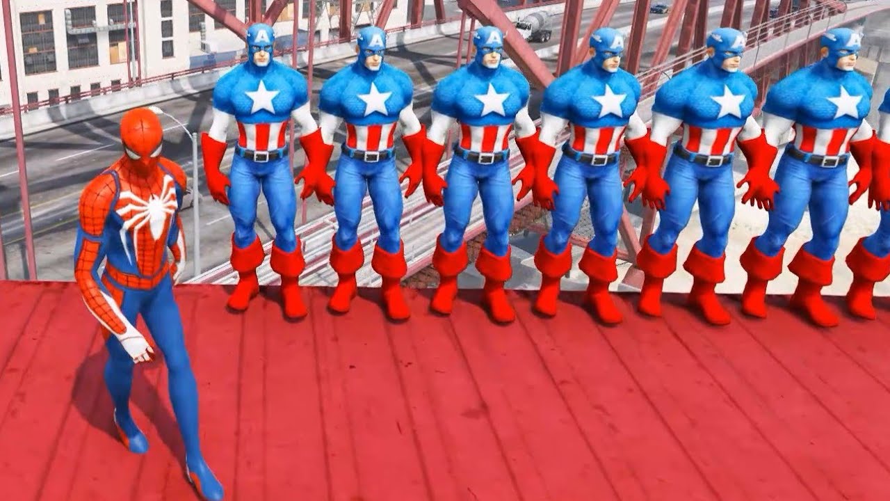 GTA 5 Epic Ragdolls RED SPIDERMAN VS RED MINION VS GREEN MINIONEuphoria Physics & Funny Fails
