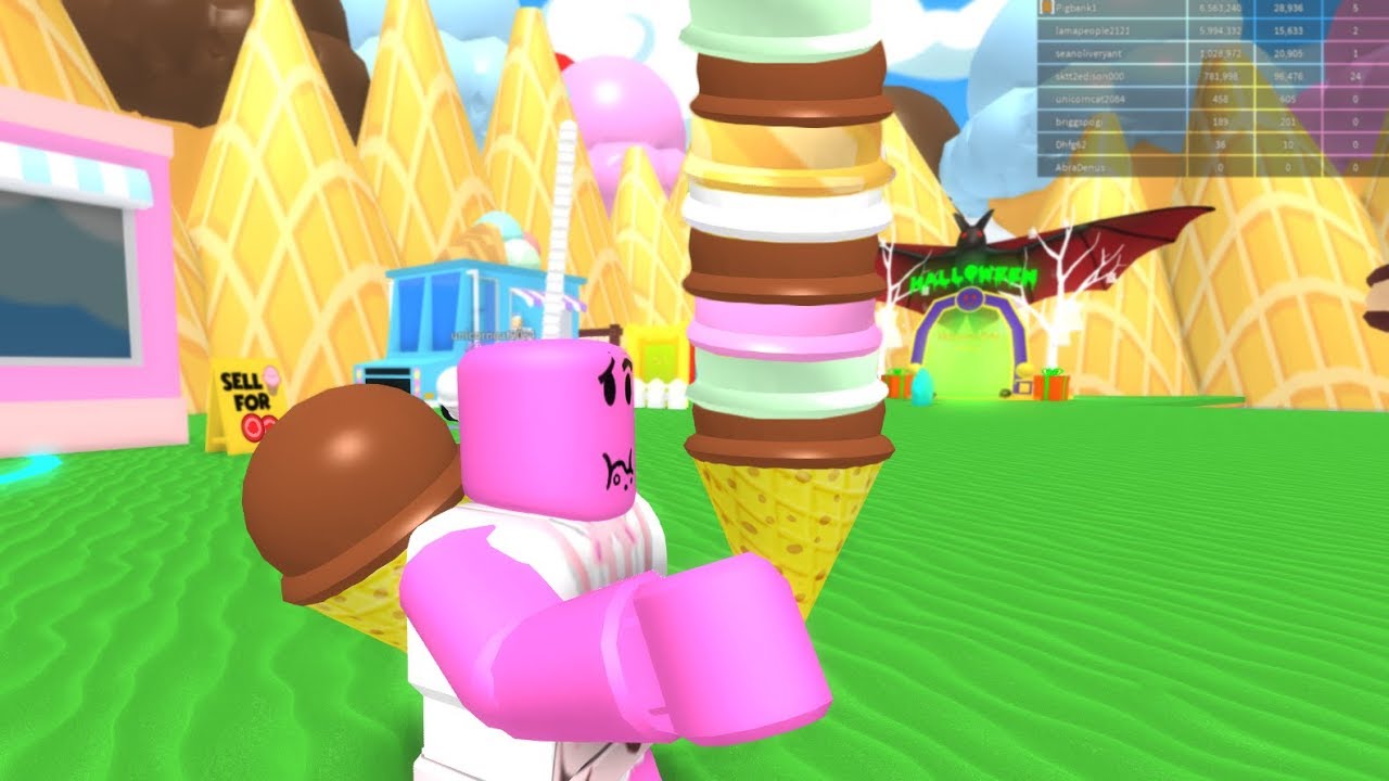 [로블록스(Roblox)] 태양까지 닿도록 아이스크림 탑을 쌓을꺼에요!! 간단 리뷰 & 플레이 영상