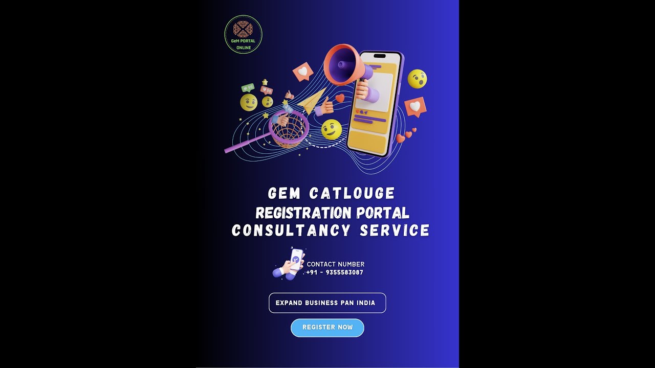 GEM REGISTRATION PORTAL CONSULTANCY SERVICE