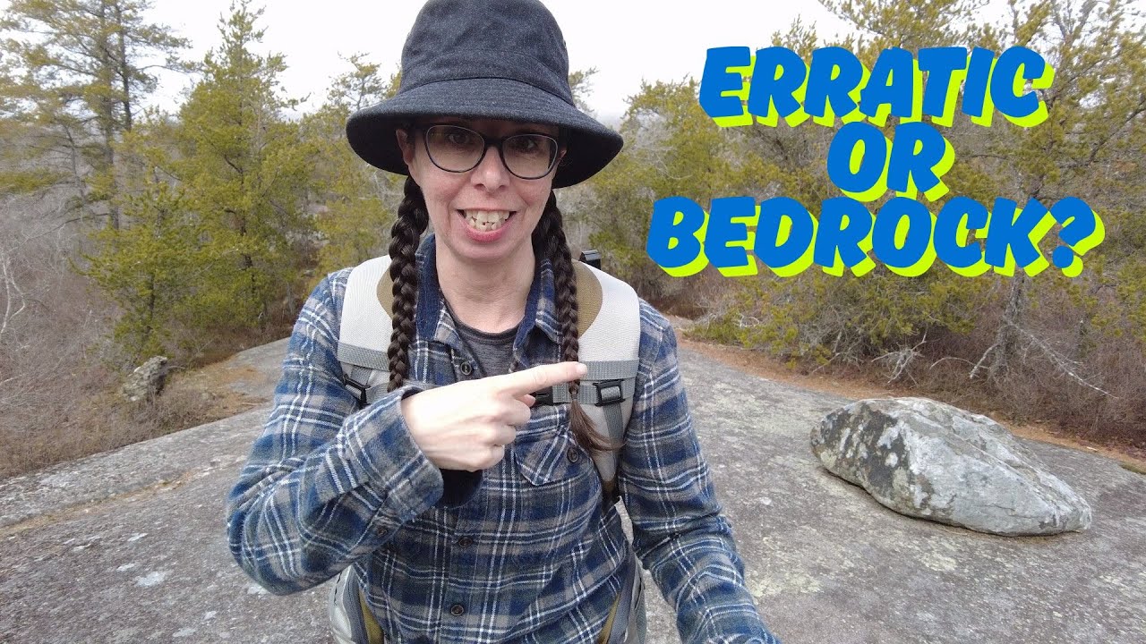 Erratic or bedrock? Hiking the Etu'qamikejk Trail.