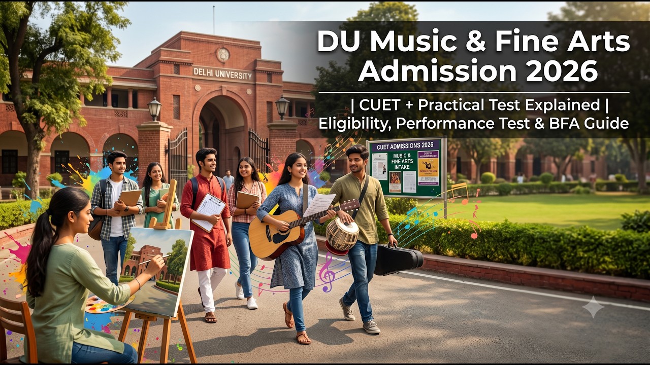 DU Music & Fine Arts Admission 2026: Complete Guide | Eligibility, CUET & Practical Test